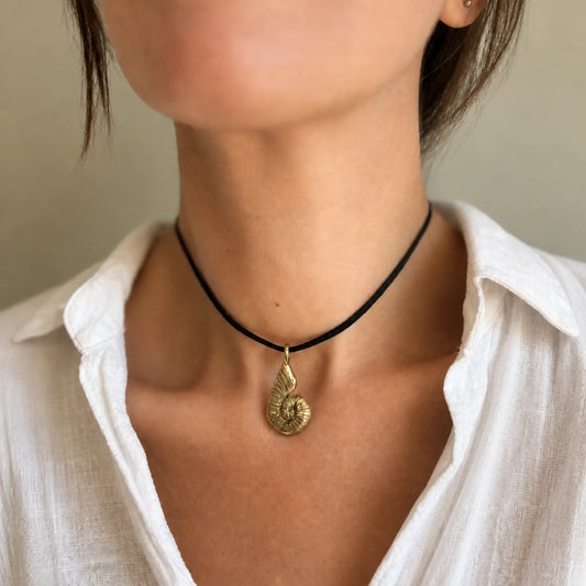 Colgante Caracola Bronce